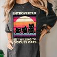 Unique Art For Introverted Cat Fans -Adults Cat Humorous Introvert Small Women's Comfort Colors T-Shirt Pepper Unique Art For Introverted Cat Fans -Adults Cat Humorous Introvert Small Women's Comfort Colors T-Shirt Pepper