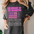 USA Flag With Pink And Black Ribbon In Memory Of My Daughter For Women Men Women's Comfort Colors T-Shirt Pepper USA Flag With Pink And Black Ribbon In Memory Of My Daughter For Women Men Women's Comfort Colors T-Shirt Pepper