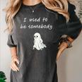 I Used To Be Somebody Nostalgia Halloween Spooky Season Women's Comfort Colors T-Shirt Pepper