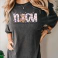Valentines Day NICU Nurse Cute Bear Neonatal ICU Graduation Women's Comfort Colors T-Shirt Pepper
