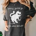 Vibes Are Off Cat Skateboard Introvert Sarcastic Humor Women's Comfort Colors T-Shirt Pepper Vibes Are Off Cat Skateboard Introvert Sarcastic Humor Women's Comfort Colors T-Shirt Pepper