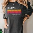 Video Cassette Tape VHS 80s 90s Nostalgia Costume Women's Comfort Colors T-Shirt Pepper
