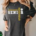 Volleyball Senior Night Volleyball Senior 2025 Graduation 14 Women's Comfort Colors T-Shirt Pepper