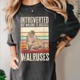 Walrus Lover Introvert Walrus Women's Comfort Colors T-Shirt Pepper Walrus Lover Introvert Walrus Women's Comfort Colors T-Shirt Pepper