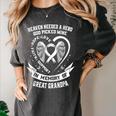 I Wear In Memory Of My Great Grandpa Lung Cancer Women's Comfort Colors T-Shirt Pepper I Wear In Memory Of My Great Grandpa Lung Cancer Women's Comfort Colors T-Shirt Pepper