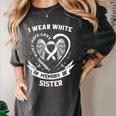 Wear In Memory Of Sister Lung Cancer Awareness Family Women's Comfort Colors T-Shirt Pepper