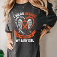 Wear Orange In Memory Of Baby Girl Daughter Leukemia Cancer Women's Comfort Colors T-Shirt Pepper Wear Orange In Memory Of Baby Girl Daughter Leukemia Cancer Women's Comfort Colors T-Shirt Pepper
