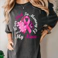 I Wear Pink In Memory Of My Niece Breast Cancer Awareness Women's Comfort Colors T-Shirt Pepper