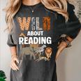 Wild About Reading Book Reader Book Nerd Book Reading Lover Premium Tri-Blend Women's Comfort Colors T-Shirt Pepper