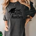 Women's One Degree Hotter College Masters PhD Graduation Party Women's Comfort Colors T-Shirt Pepper