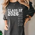 Women's Senior Class Of 2026 Graduation Year High School & College Women's Comfort Colors T-Shirt Pepper