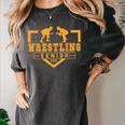 Wrestling Senior Night Wrestling Senior 2025 Graduation 17 Women's Comfort Colors T-Shirt Pepper