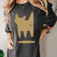 Yk2 Cat With Tomboy Tail 90s Nostalgia Downtown Indie Premium Tri-Blend Women's Comfort Colors T-Shirt Pepper
