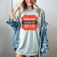 We Out 2018 Graduation Shirts Women's Comfort Colors T-Shirt Bay