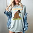 6th Grade Graduation Sloth Nailed It Class Of 2025 Women's Comfort Colors T-Shirt Bay