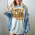 African American Girl Graduation Shirt Senior 2019 Women's Comfort Colors T-Shirt Bay
