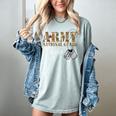 Army National Guard Papa Army National Guard Graduation Papa Women's Comfort Colors T-Shirt Bay