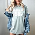 Class Of 1987 High School College Graduation Reunion Women's Comfort Colors T-Shirt Bay