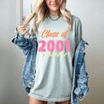 Class Of 2001 Meetup School Graduation Reunion Women's Comfort Colors T-Shirt Bay