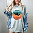 Class Of 2021 Done Senior Graduation Retro Sunset Women's Comfort Colors T-Shirt Bay