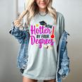 Class Of 2022 Four Degrees Hotter Graduation Day Master Grad Women's Comfort Colors T-Shirt Bay