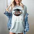 Class Of 2024 Graduation Senior Football Mom 2024 Women's Comfort Colors T-Shirt Bay