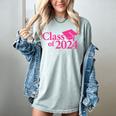 Class Of 2024 Pink For Girls And Women Graduation Women's Comfort Colors T-Shirt Bay