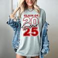 Class Of 2025 Senior 2025 Graduation Red Raglan Baseball Tee Women's Comfort Colors T-Shirt Bay