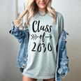 Class Of 2030 Graduation Kindergarten Seniors Women's Comfort Colors T-Shirt Bay