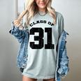 Class Of 31 Date High School Kindergarten Graduation Shirt Women's Comfort Colors T-Shirt Bay