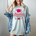 Coquette Pink Bow Senior 2026 2027 Graduation Women's Comfort Colors T-Shirt Bay