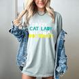 Crazy Cat Lady Doctorate Graduation T-Shirt Phd EdD Women's Comfort Colors T-Shirt Bay