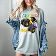 I Crushed Kindergarten Monster Truck Graduation Boys Small Women's Comfort Colors T-Shirt Bay
