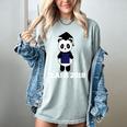 Cute Graduation Panda Class 2018 Women's Comfort Colors T-Shirt Bay