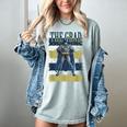 DC Comics Graduation Batman The Grad Power Stance Women's Comfort Colors T-Shirt Bay