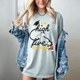 Disney Mickey Mouse A Big High Five For Today Graduation Women's Comfort Colors T-Shirt Bay