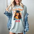 Educated Latina Graduation Day Grad Si Se Pudo Class Of 2024 Women's Comfort Colors T-Shirt Bay
