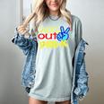 First Day Of School Shirt Peace Out Pre-K Graduation Kids So Women's Comfort Colors T-Shirt Bay