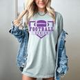 Football Senior Night Football Senior 2025 Graduation 36 Women's Comfort Colors T-Shirt Bay