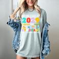 Future Class Of 2029 I Survived Passed 5th Grade Graduation Women's Comfort Colors T-Shirt Bay