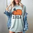 Grad Class Of 2026 Capybara Graduation Graduated Kids Women's Comfort Colors T-Shirt Bay