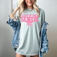 Graduate 2025 Class Of 2025 Senior Coquette Bow Graduation Women's Comfort Colors T-Shirt Bay