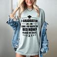I Graduated Can I Go Back To Bed Class Of 2022 Graduation Women's Comfort Colors T-Shirt Bay