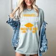 I Graduated Can I Go Back To Bed Now Graduation College Women's Comfort Colors T-Shirt Bay