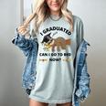 I Graduated Can I Go Back To Bed Sloth Graduation Cap Women's Comfort Colors T-Shirt Bay