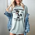 I Graduated Graduate Class 2025 Cat Graduation Women's Comfort Colors T-Shirt Bay