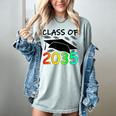 Graduation Class Of 2035 Hand Prints Space Pre-K -12th Grade Women's Comfort Colors T-Shirt Bay