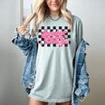 Groovy Senior Class Of 2026 Coquette Pink Bow Graduation Women's Comfort Colors T-Shirt Bay