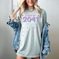 Grow With Me Graduation First Day Of School Class Of 2041 Women's Comfort Colors T-Shirt Bay