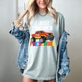 I Just Crushed Preschool Monster Truck Graduation Women's Comfort Colors T-Shirt Bay